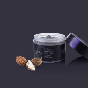 Product on dark purple background
